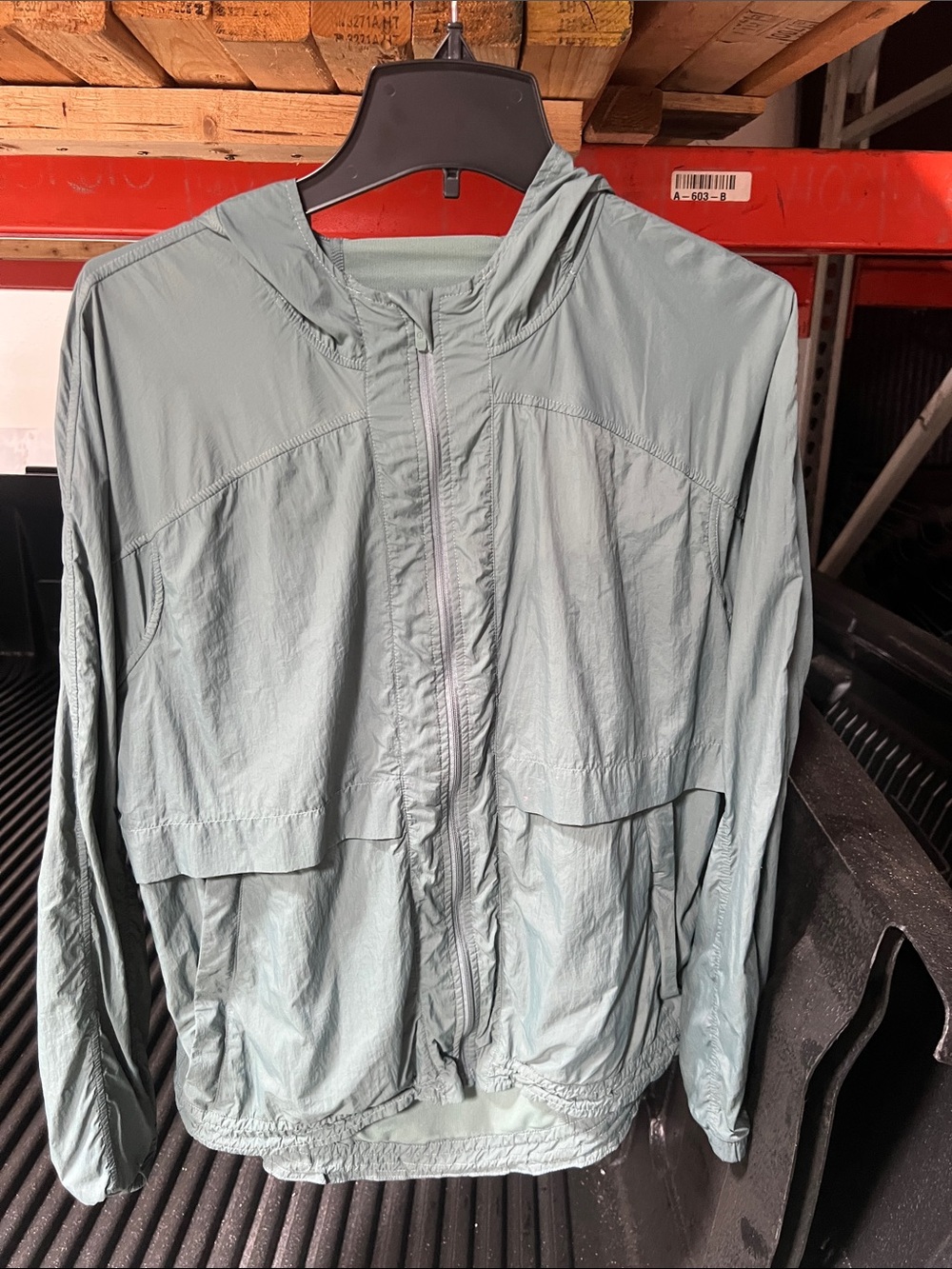 lululemon athletica Lightweight Hooded Windbreaker — Sage